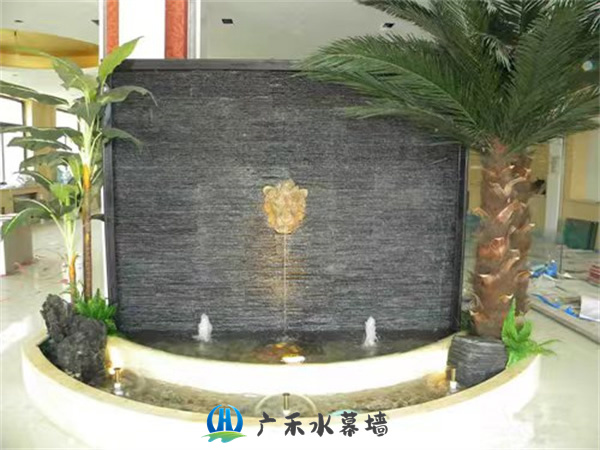 石家庄流水背景墙制作