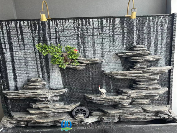 纯石材水幕墙施工