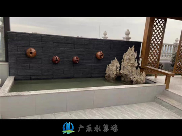 石家庄石材背景墙：水幕墙如何预防漏水