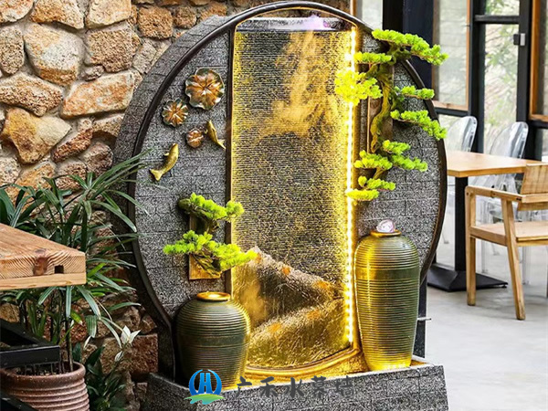 河北景区网红喊泉安装、水幕墙安装